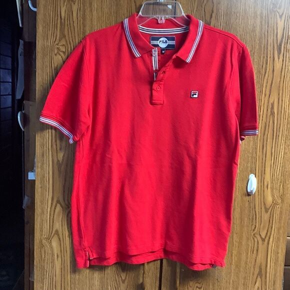 🔥5/20🔥 Fila Polo Knit Top Sz M - Picture 1 of 7